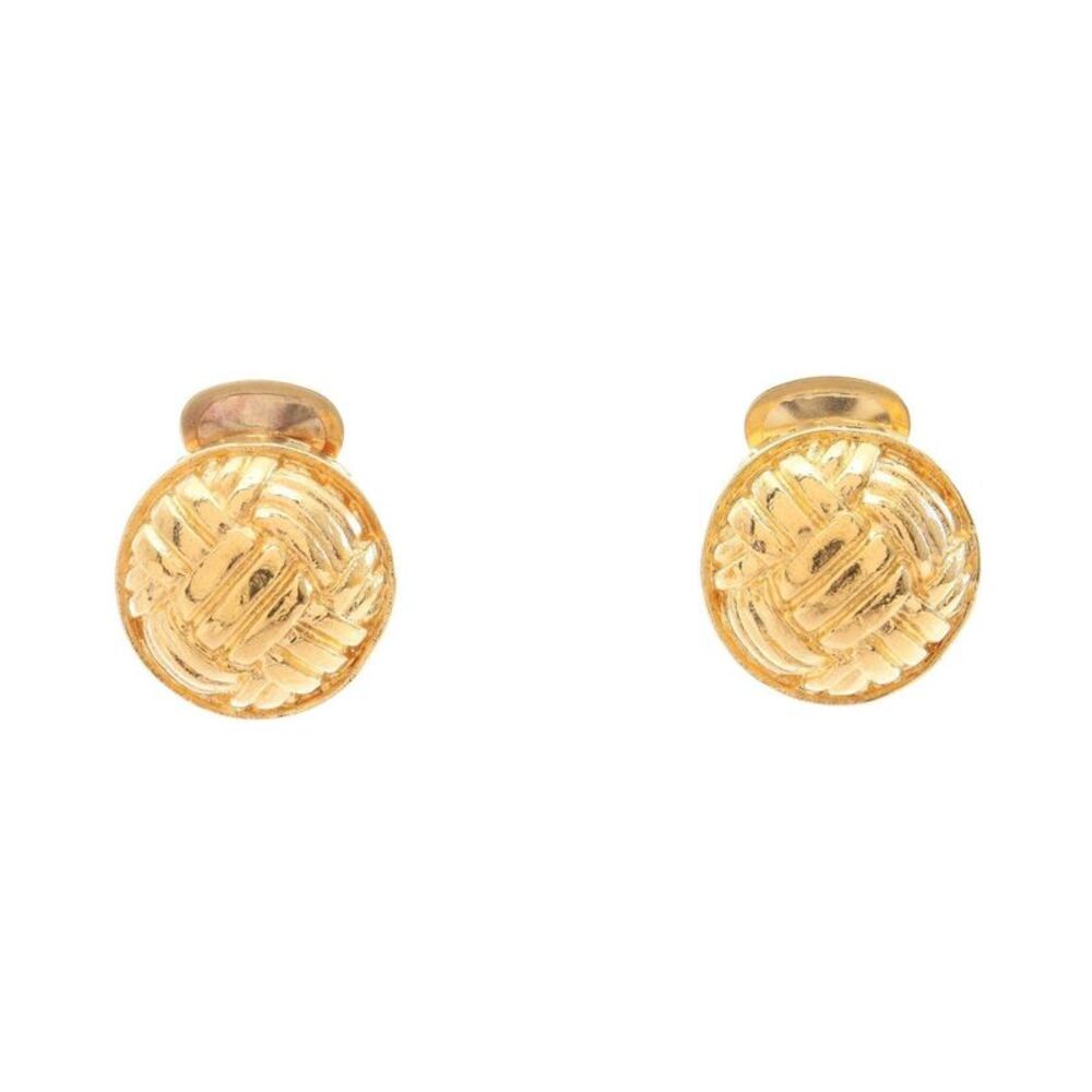 CELINE Round Earrings